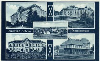 Rimaszombat; vasútállomás / railway station