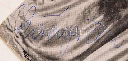 Szörényi Éva (1917-2009) színművésznő saját kézzel aláírt kép
