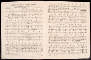 cca 1940  db Disney kotta / Disney music notes