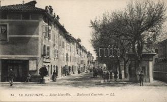 Saint-Marcellin, Le Dauphine, Boulevard Gambella, Cafe Daru