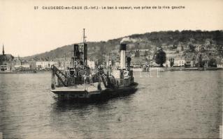 Caudebec-en-Caux, Le bac a vapeur / steam ferry