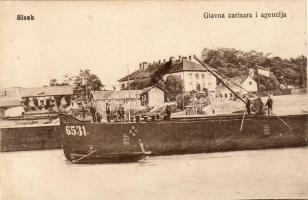 Sziszek - Sisak Hafen