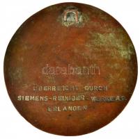 Németország DN "Wilhelm Conrad Röntgen" Br emlékplakett. Szign.: Siemens - Reiniger (113mm...