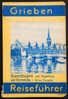 Griebens Kopenhagen mit Bornholm. Berlin, 1936 térképpel / with many illustrations, and map