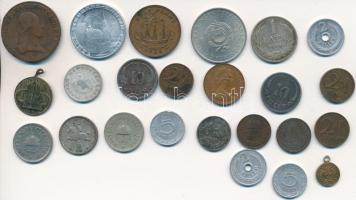 Vatikán 1869. "IX. Pius pápa / I. vatikáni zsinat" Br medál (18mm) + DN "Szent György...