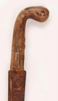 Antik kard, jelzés nélkül, viseltes állapotban, h:87 cm