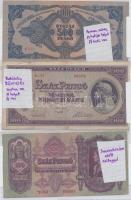 1930-1945. 6db pengő bankjegy klf változatokkal mappában T:vegyes