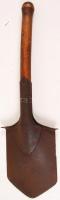 cca 1914-1918 1. világháborús gyalogsági ásó, h: 53 cm