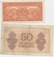 Ausztria/nemzetközi megszállás 1944. 50Gr + 50Sch T:II-,III
Austria/allied occupation 1944. 50 Grosc...