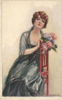 Italian art postcard s: Bompard
