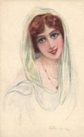 Italian art postcard s: Bompard