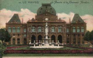 Le Havre, La Bourse et le Nouveau Jardin / exchange, garden