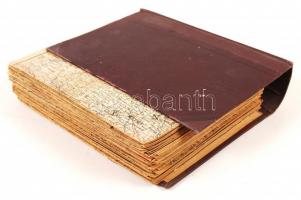 1916 Wöchentliche Kriegschauplatz Karte mit Chronik. Rendszeresen megjelenő háborús térképsorozat, h...