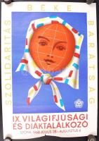 cca 1970-1980 4 db szocreál politikai és művészeti plakát (egyiken szakadás) / Socialist posters 40x...