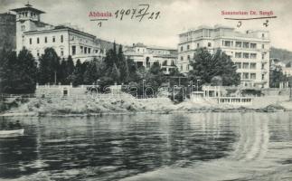 Abbazia, Sanatorium Dr. Szegő, Divald Károly