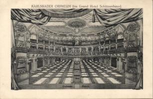 Karlovy Vary, Karlsbad; Orpheum, Grand Hotel Schützenhaus