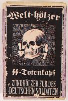 Cca 1944 3 db Wafen-SS gyufásdoboz, jó állapotban