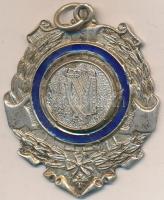 Írország DN ezüstözött, zománcozott fém patrióta jelvény T:2- Ireland ND silver plated, enamelled, patriotic metal badge C:VF