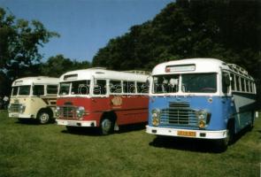 10 db MODERN közlekedés témájú, autóbusz és autó motívumú képeslap / 10 modern motive cards, bus, ca...