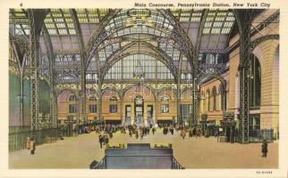 New York City, Pennsylvania Station, Main Concourse, interior