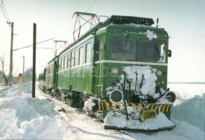 10 db MODERN közlekedés témájú, megíratlan HÉV és vonat motívumú képeslap / 10 modern motive cards, ...