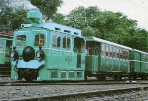 10 db MODERN közlekedés témájú, megíratlan HÉV és vonat motívumú képeslap / 10 modern motive cards, ...