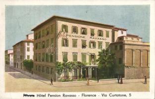 Firenze, Florence; Hotel Pension Ravasso, Via Curtatone (pinhole)