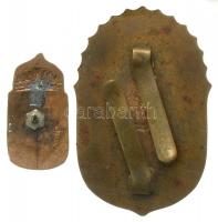 ~1921. "Vitézi Jelvény" zománcozott kitüntetés + "Magyar Címer" zománcozott jelv...