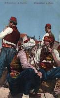 25 db régi képeslap, BOSNYÁK NÉPVISELET, köztük sok érdekesség / 25 pre-1945 Bosnian folklore postcards