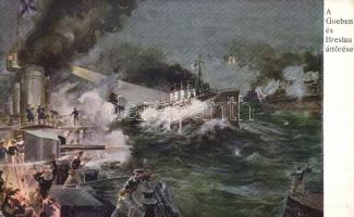 A Goeben és Breslau áttörése / K.u.K. navy, B.K.W.I. 259-14.