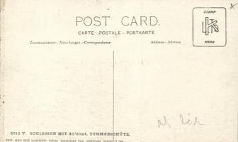 K.u.K. navy 'Schiessen mit 30.5cmt. Turmgeschütz' (gluemark)