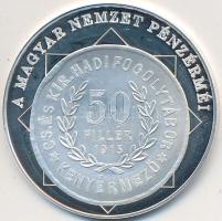 DN "A magyar nemzet pénzérméi - A háború kétnyelvű pénze 1914-1918." Ag emlékérem (10,37g/...