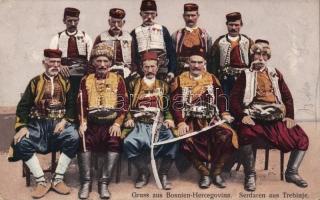 Trebinje, Bosnia and Herzegovina folklore, soldiers (small tear)