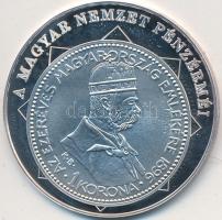 DN "A magyar nemzet pénzérméi - Honfoglalás Millenniumi emlékpénz 896-1896." Ag emlékérem ...