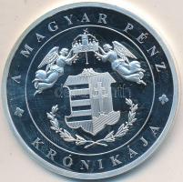 DN "A magyar pénz krónikája - A forint bevezetése" Ag emlékérem (20g/0.999/38,61mm) T:PP
