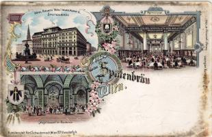 1898 Wien Spatenbräu Litho