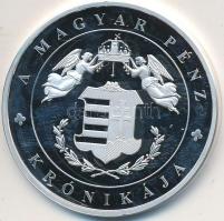 DN "A magyar pénz krónikája - Trianon" Ag emlékérem (20g/0.999/38,61mm) T:PP