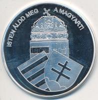 DN. "Nemzetünk nagyjai - II. Rákóczi Ferenc" Ag emlékérem (10,37g/0.999) T:PP Tanúsítvánny...