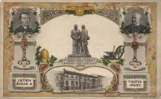 Budapest Országos Központi Katolikus Legényegyesület, Szaboky Adolf, Kolping Adolf és Schiffer Ferenc, litho (b)