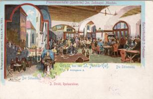 Wien St. Anna-Hof Litho