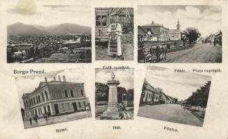 Borgdóprund, hotel, Main street, Main square, monument