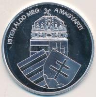 DN. "Nemzetünk nagyjai - Károly Róbert" Ag emlékérem (10,37g/0.999) T:PP Tanúsítvánnyal