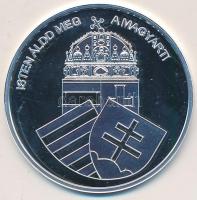 DN. "Nemzetünk nagyjai - Árpád fejedelem" Ag emlékérem (10,37g/0.999) T:PP Tanúsítvánnyal