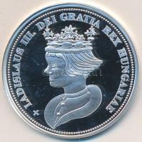 DN "Királyi koronák / 1909. 5K - III. László" Ag emlékérem (20g/0.999/38,61mm) T:PP Tanúsí...