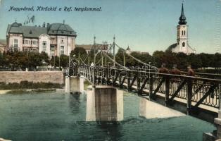 Nagyvárad, Kőrös híd, Református templom / bridge, Calvinist church