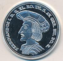 DN "Királyi koronák / 1909. 5K - III. Ferdinánd" Ag emlékérem (20g/0.999/38.61mm) T:PP Tan...