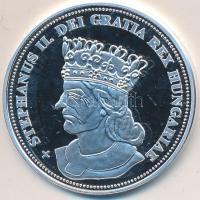 DN "Királyi koronák / 1909. 5K - II. István" Ag emlékérem (20g/0.999/38,61mm) T:PP Tanúsít...