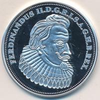 DN "Királyi koronák / 1909 5K - II. Ferdinánd" Ag emlékérem (20g/0.999/38,61mm) T:PP Tanús...