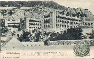 Gibraltar, Military Hospital from N.W.