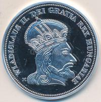 DN "Királyi koronák / 1909 5K - II. Ulászló" Ag emlékérem (20g/0.999/38,61mm) T:PP Tanúsít...